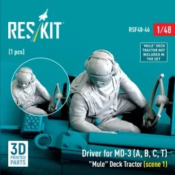 Driver for MD-3 (A, B, C, T) Mule Deck Tractor (scene 1) (1 pcs) (3...