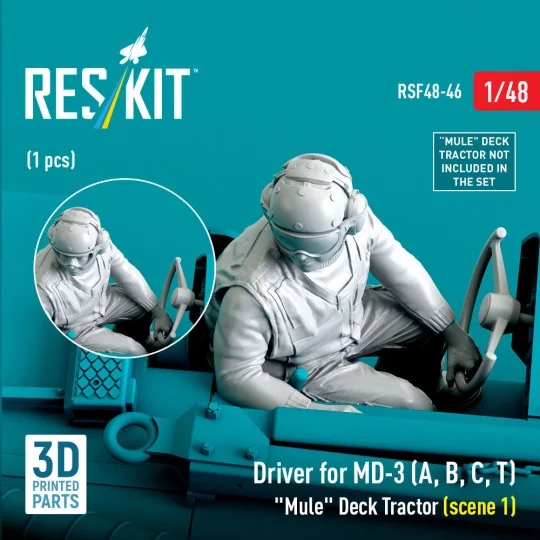 Driver for MD-3 (A, B, C, T) Mule Deck Tractor (scene 1) (1 pcs) (3...