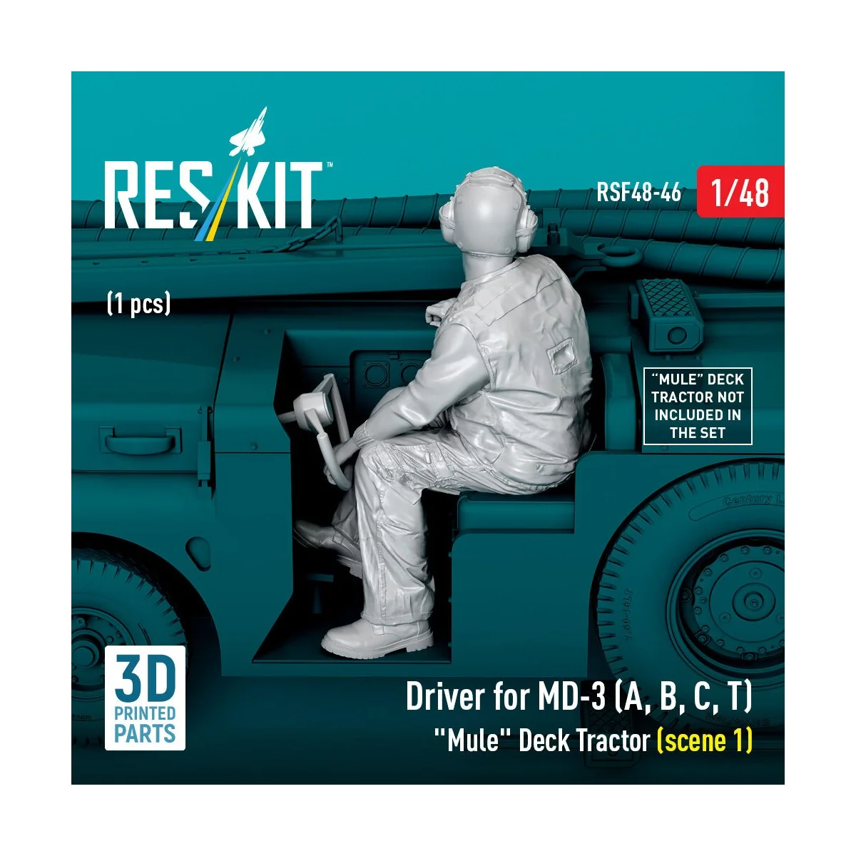 Driver for MD-3 (A, B, C, T) Mule Deck Tractor (scene 1) (1 pcs) (3...