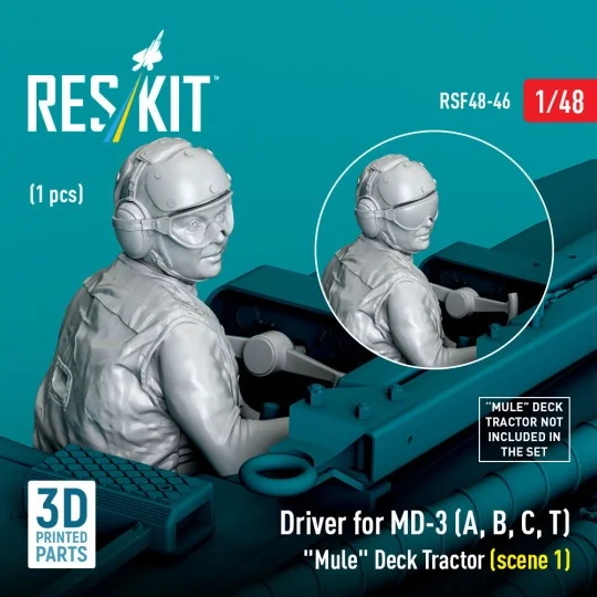 Driver for MD-3 (A, B, C, T) Mule Deck Tractor (scene 1) (1 pcs) (3...