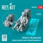 Rafale (C, M) male pilot sitting in ejection seat for Revell/Academ...