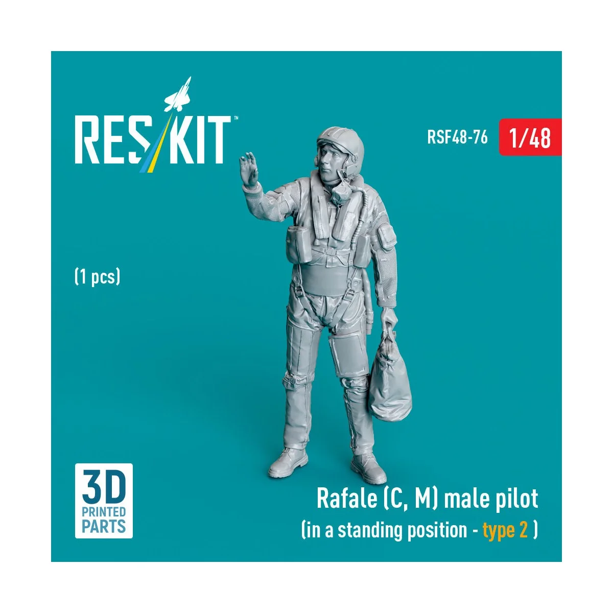 Rafale (C, M) male pilot (in a standing position - type 2) (1 pcs) ...