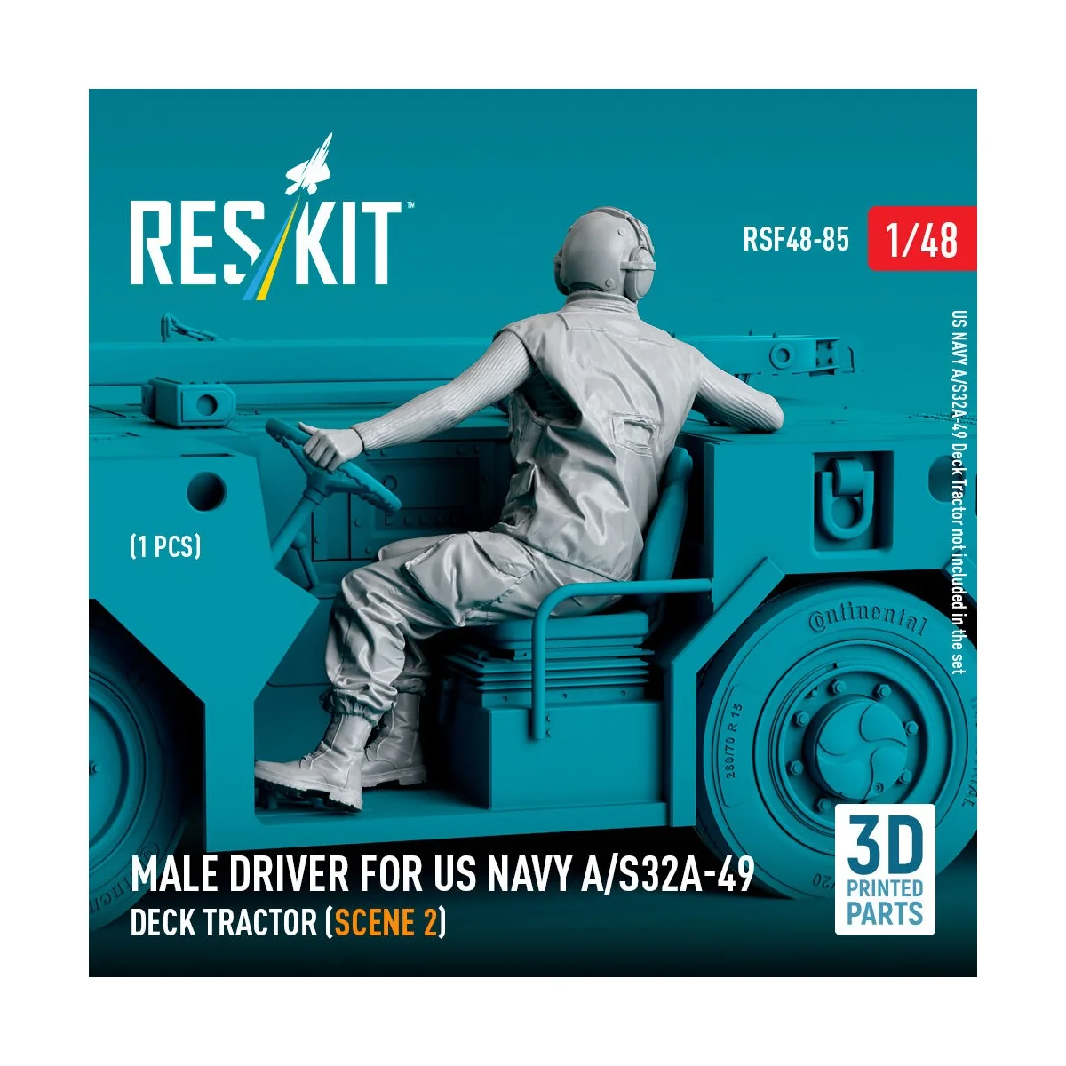 Male driver for US NAVY A/S32A-49 Deck Tractor (scene 2) (1 pcs) (3...