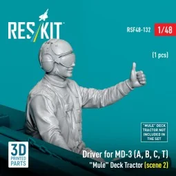 Driver for MD-3 (A, B, C, T) Mule Deck Tractor (scene 2) (1 pcs) (3...