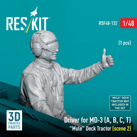 Driver for MD-3 (A, B, C, T) Mule Deck Tractor (scene 2) (1 pcs) (3... Driver for MD-3 (A, B, C, T) Mule Deck Tractor (scene 2) (1 pcs) (3...