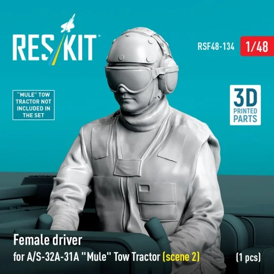 Female driver for A/S-32A-31A Mule Tow Tractor (scene 2) (1 pcs) (3...