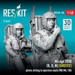 Mirage 2000 (B, D, N) (GREECE) pilots sitting in ejection seats MB ...