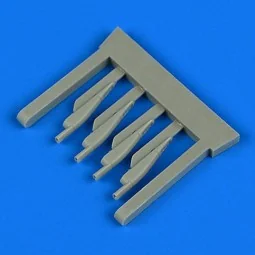 SAAB J-35 Draken air scoops f.Hasega/RV, 1/72 - Quickboost QB72 604