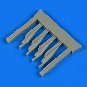 SAAB J-35 Draken air scoops f.Hasega/RV - Quickboost QB72 604