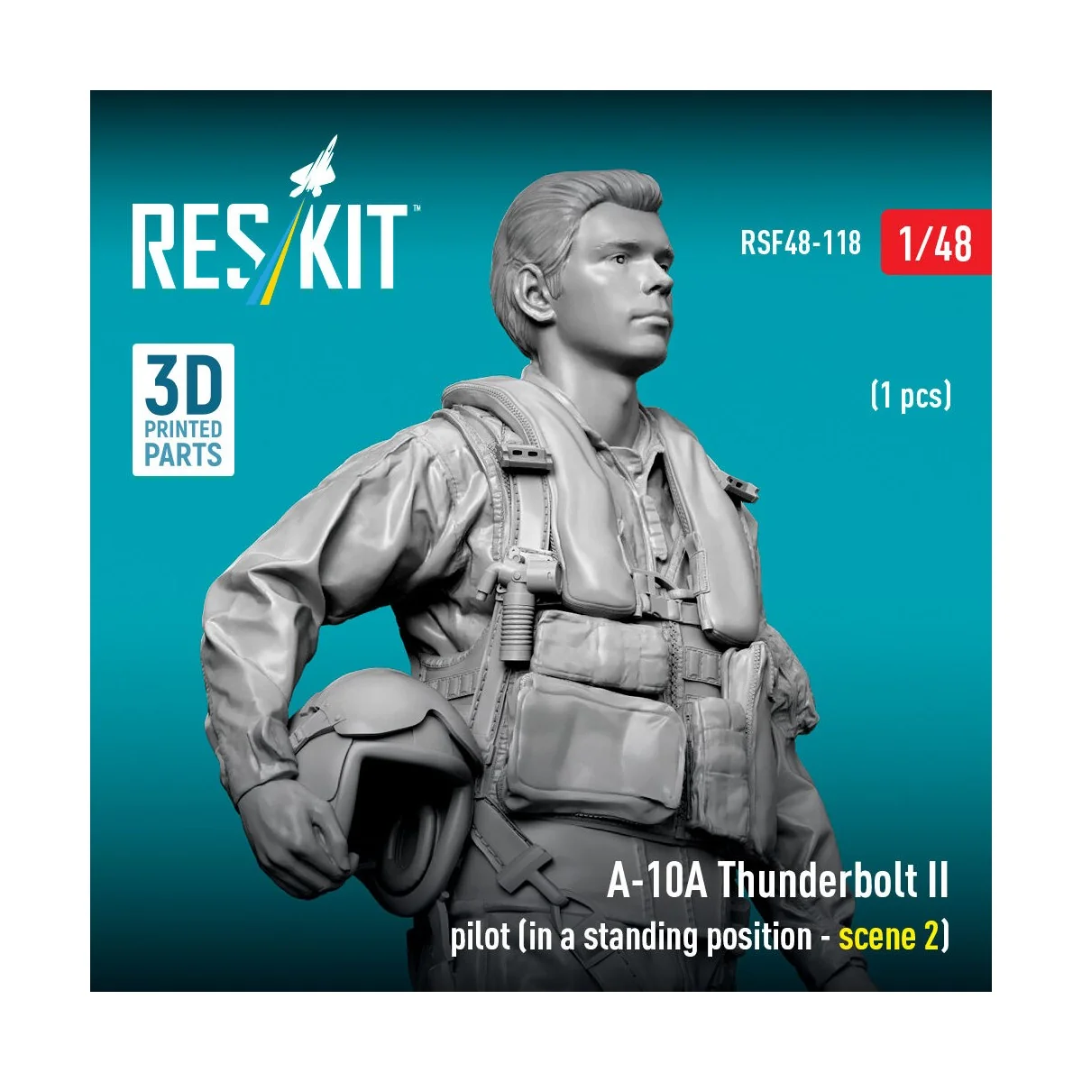 A-10A Thunderbolt II pilot (in a standing position - scene 2) (1 pc...