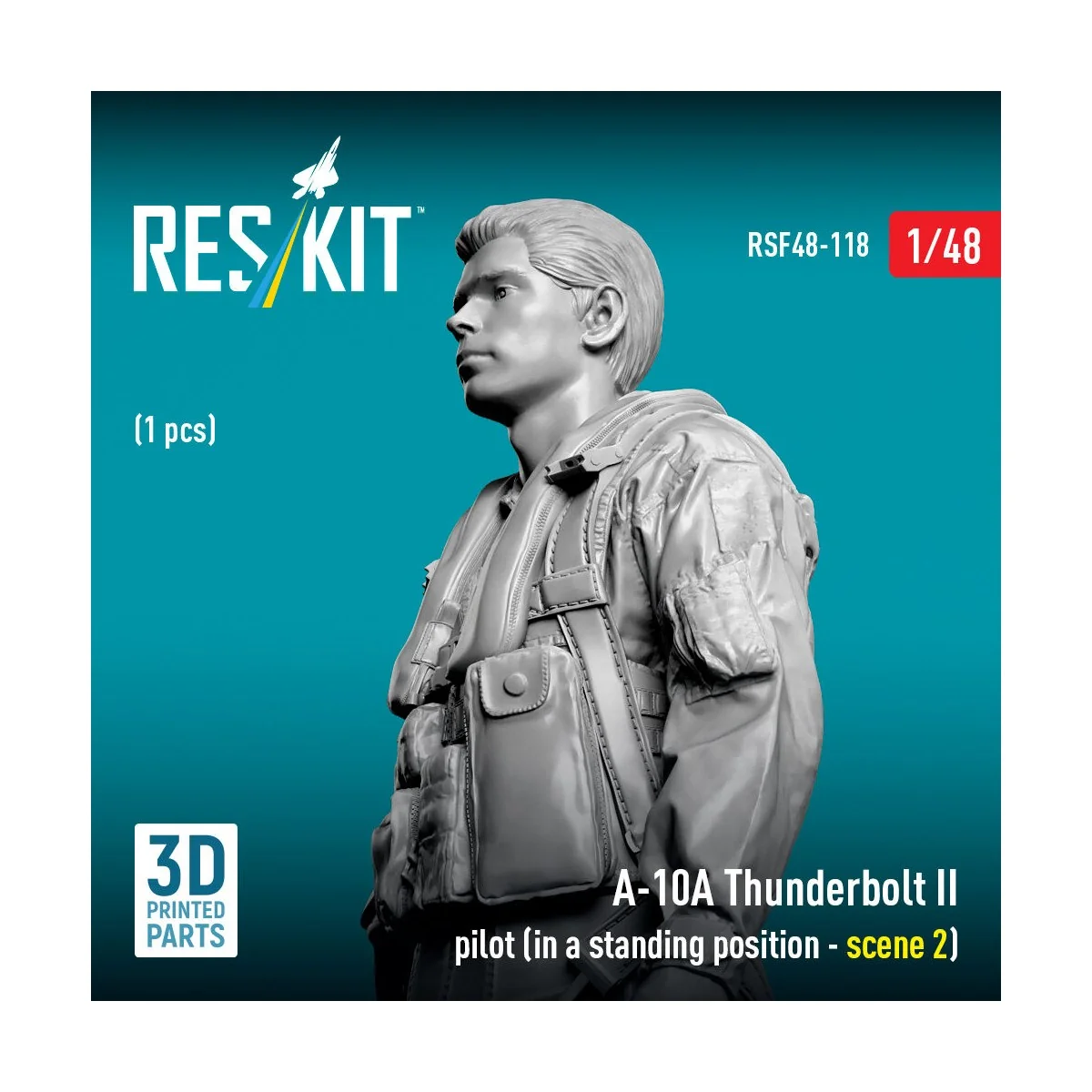 A-10A Thunderbolt II pilot (in a standing position - scene 2) (1 pc...