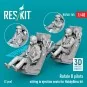 Rafale B pilots sitting in ejection seats for HobbyBoss kit (2 pcs)... Rafale B pilots sitting in ejection seats for HobbyBoss kit (2 pcs)...