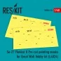 Su-27 Pre-cut painting masks for GWH L4824 kit, 1/48 - ResKit Model...