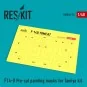 F-14D Tomcat Pre-cut painting masks for Tamiya kit, 1/48 - ResKit M...