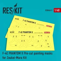 F-4E Phantom II Pre-cut painting masks for Zoukei-Mura kit, 1/48 - ...