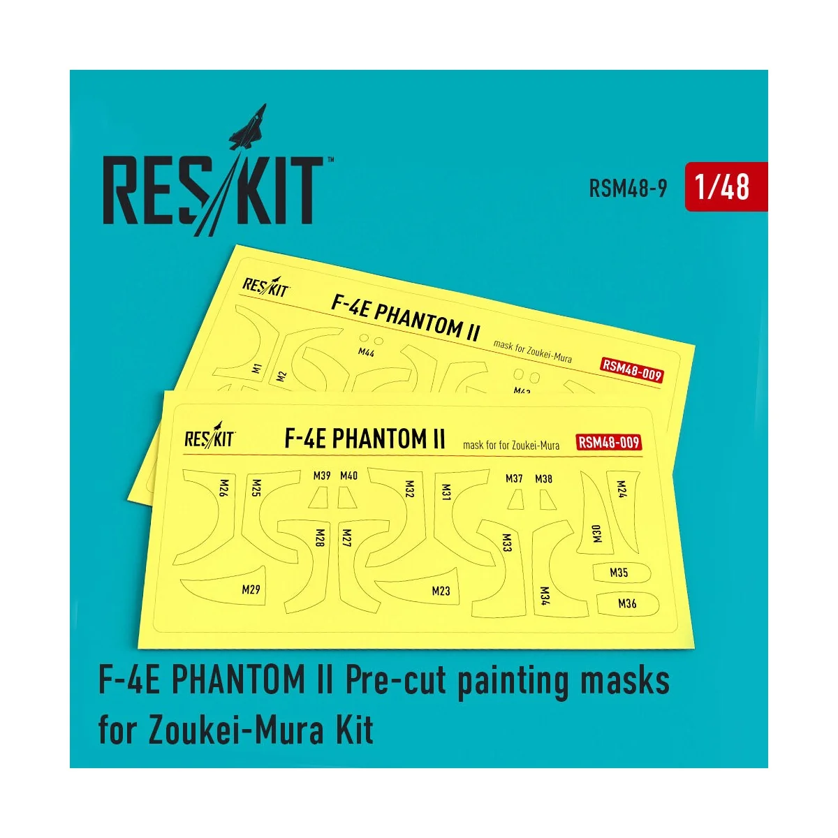 F-4E Phantom II Pre-cut painting masks for Zoukei-Mura kit, 1/48 - ... F-4E Phantom II Pre-cut painting masks for Zoukei-Mura kit, 1/48 - ...