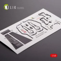 MV-22 Osprey interior 3D decals for HobbyBoss kit, 1/48 - Kelik K48006