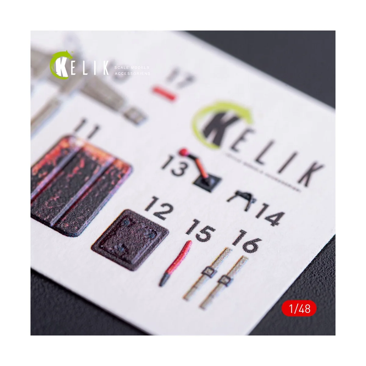 ME-262A1 interior 3D decals for Tamiya kit, 1/48 - Kelik K48004