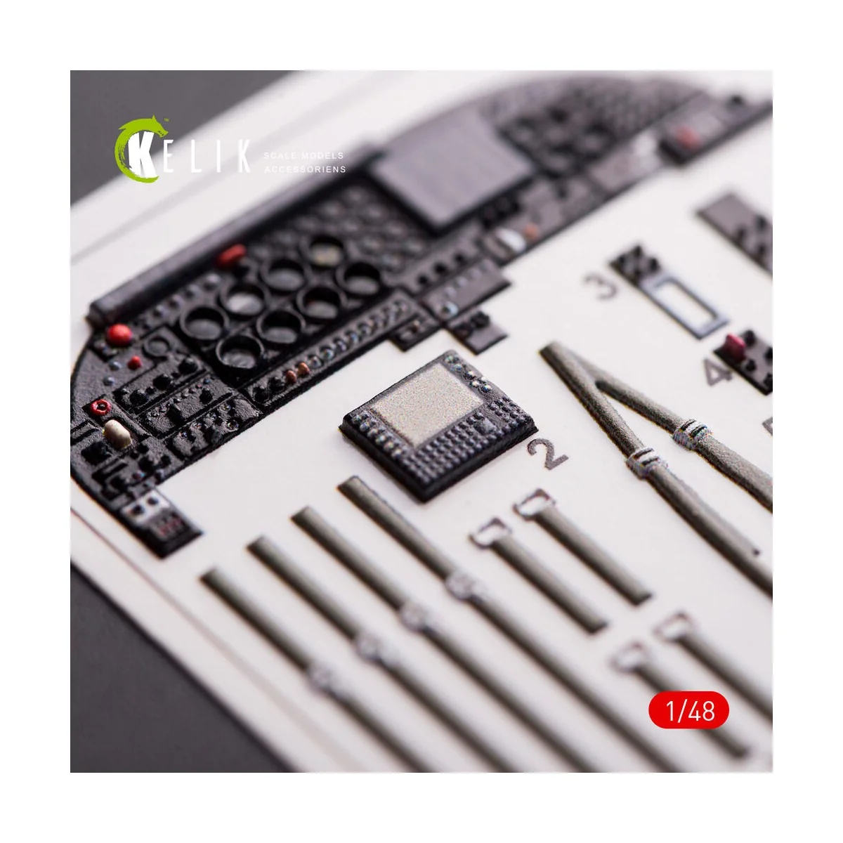 A-37B Dragonfly interior 3D decals for Trumpeter kit - Kelik K48007