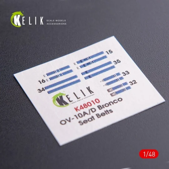 OV-10A Bronco interior 3D decals for ICM kit - Kelik K48010