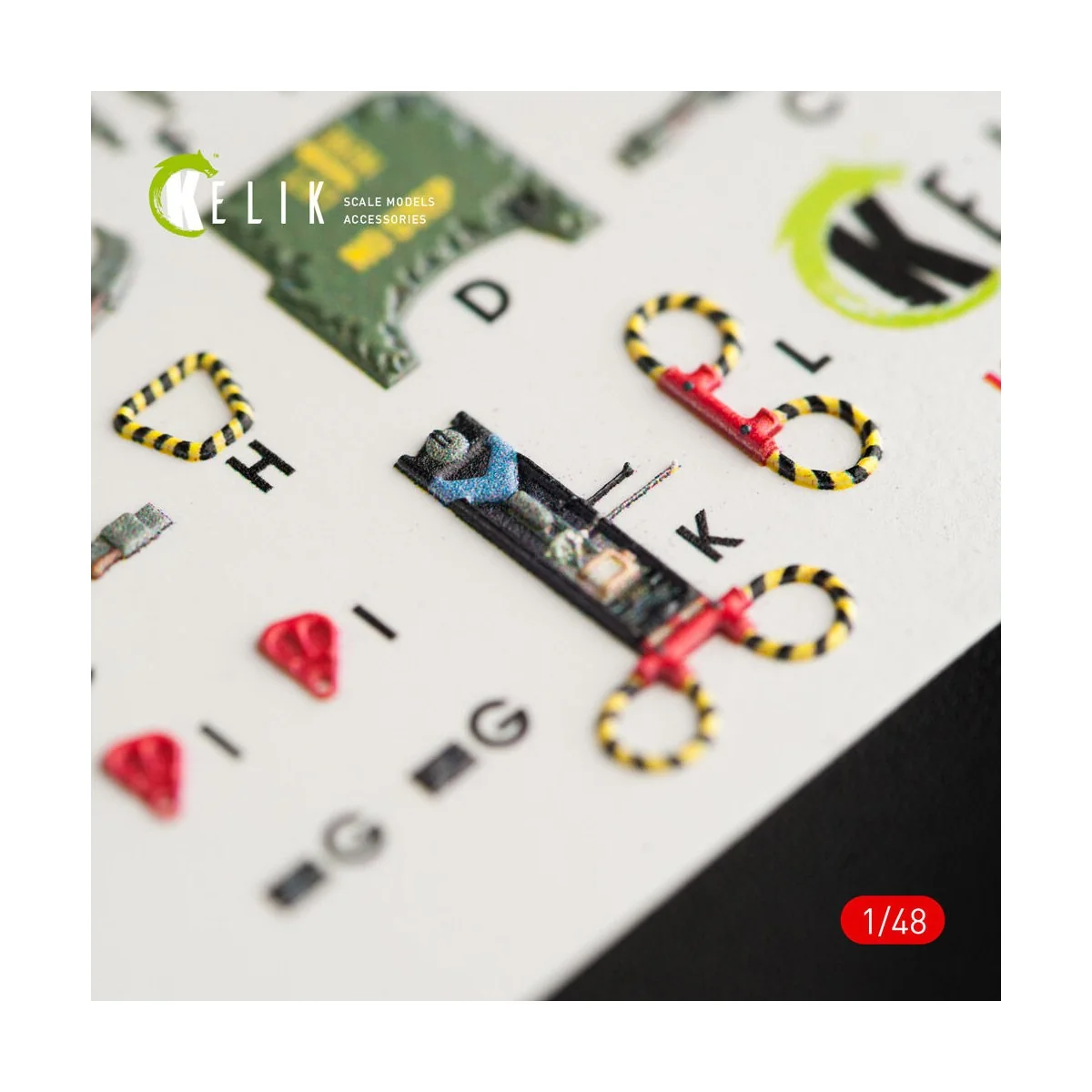 F-4B interior 3D decals for Tamiya kit, 1/48 - Kelik K48027 F-4B interior 3D decals for Tamiya kit, 1/48 - Kelik K48027