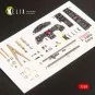 F-104G Starfighter early type interior 3D decals for Hasegawa kit, ...