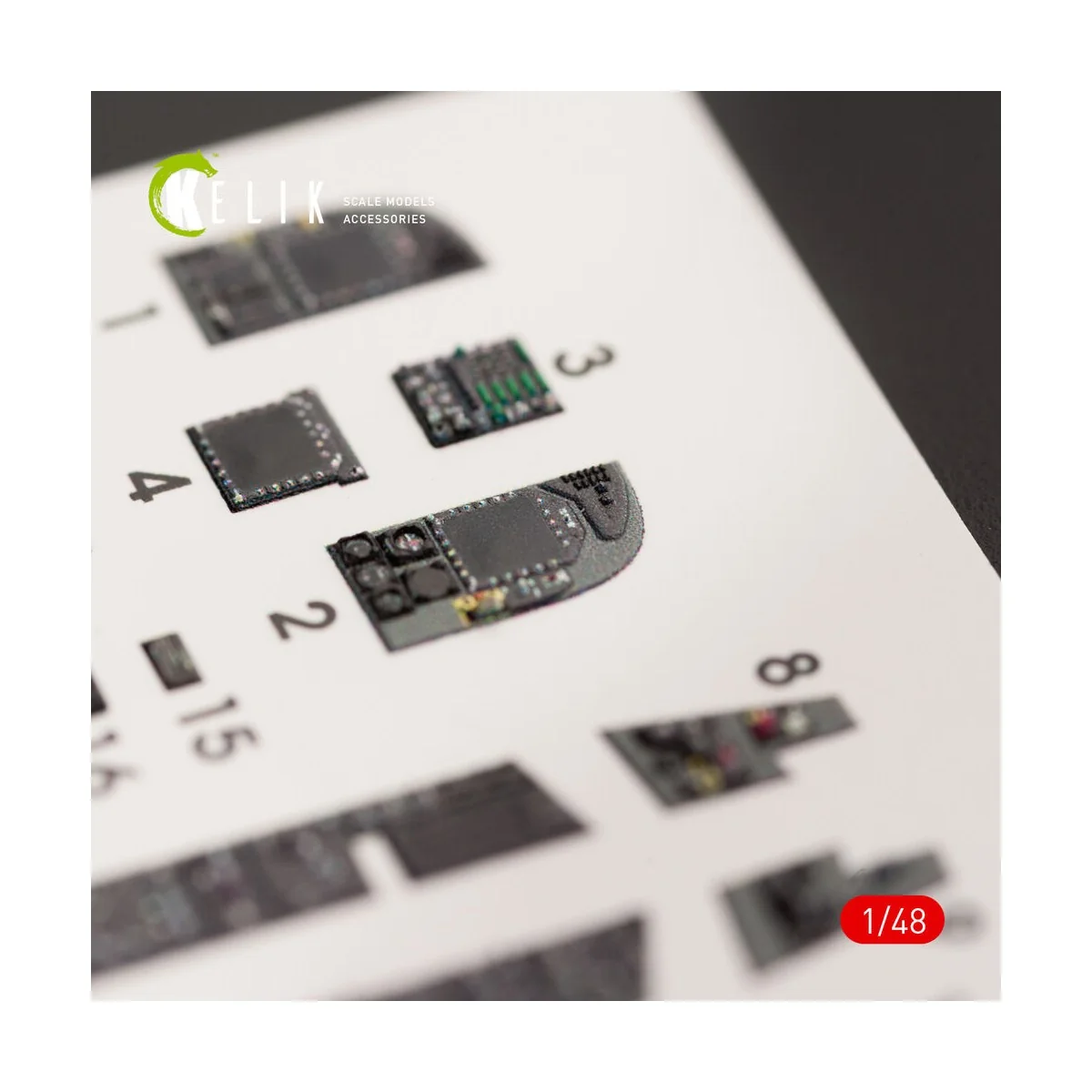 F/A-18B Hornet interior 3D decals for Kinetic kit, 1/48 - Kelik K48033 F/A-18B Hornet interior 3D decals for Kinetic kit, 1/48 - Kelik K48033