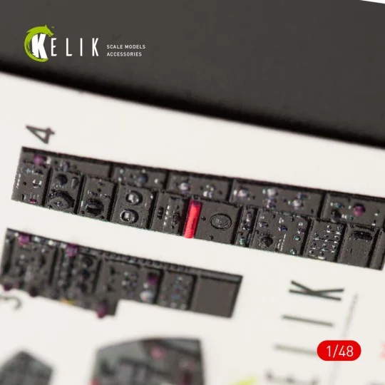 F-104G Starfighter early type interior 3D decals for Hasegawa kit, ...