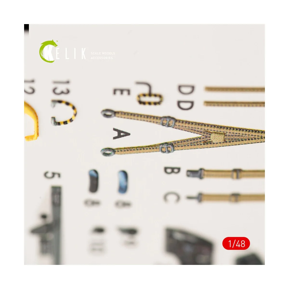 F-104G Starfighter early type interior 3D decals for Hasegawa kit -...