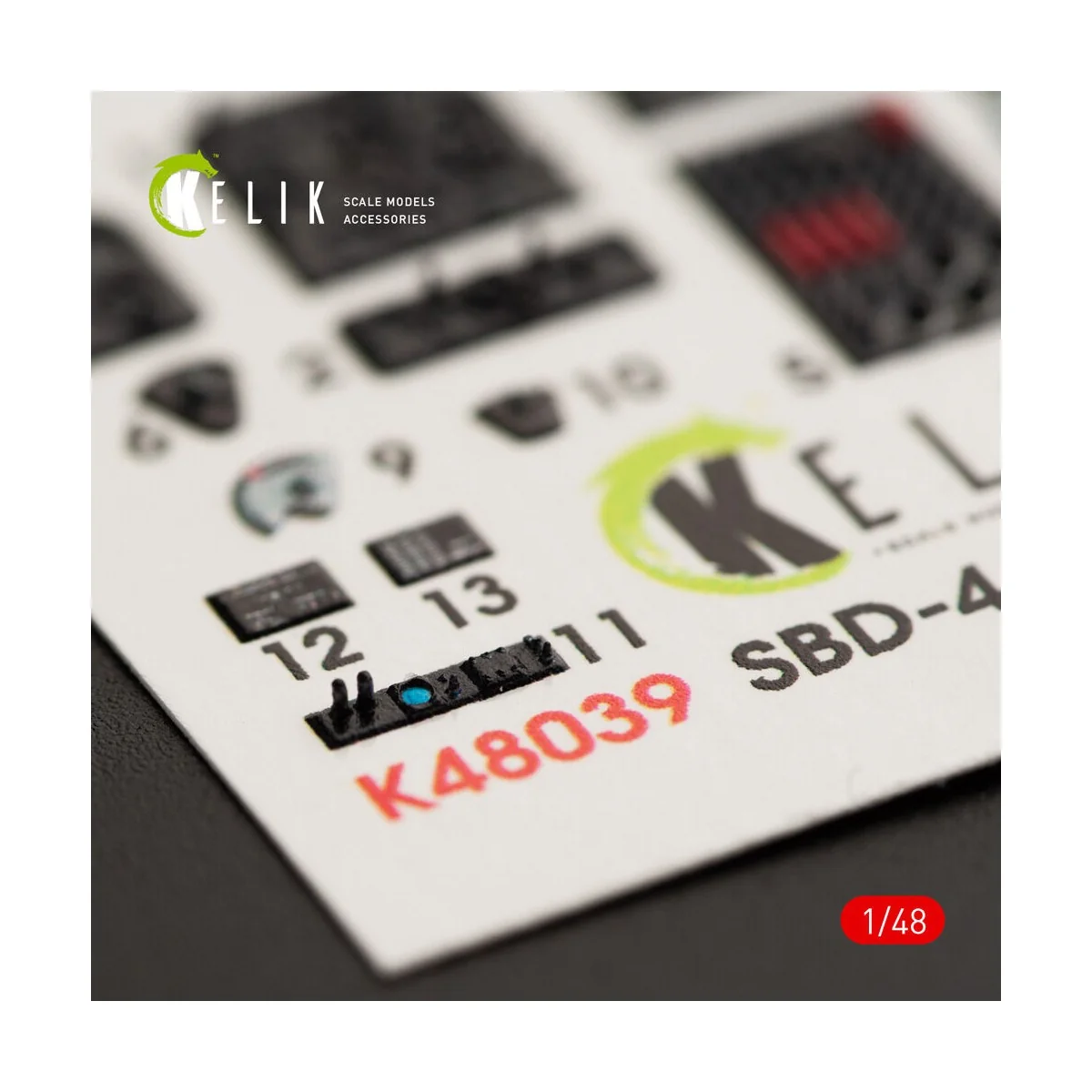 SBD-4 Dauntless interior 3D decals for Hasegawa kit, 1/48 - Kelik K...