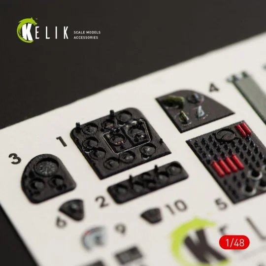 SBD-4 Dauntless interior 3D decals for Hasegawa kit, 1/48 - Kelik K...