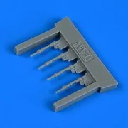 Bf 109G-6 piston rods with undercarriage legs locks for Tamiya, 1/7...