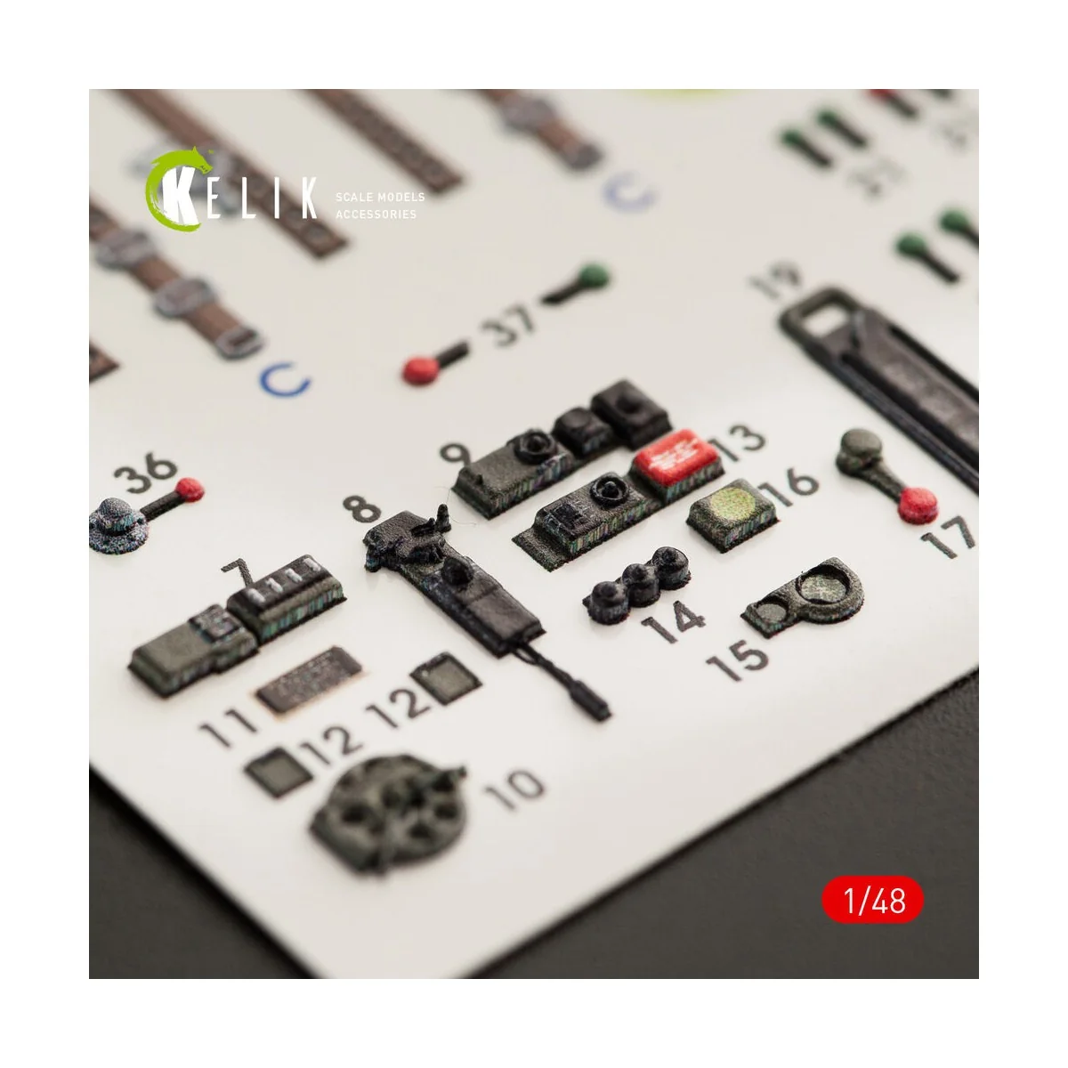 Bristol Beaufort Mk.1 type 2 interior 3D decals for ICM kit - Kelik...