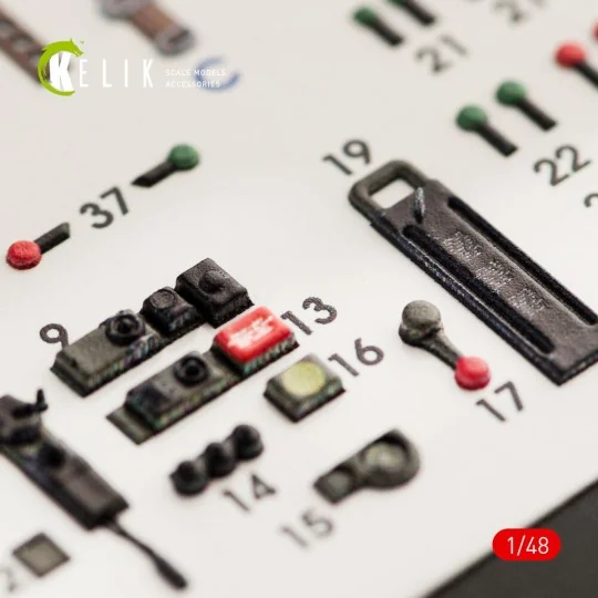 Bristol Beaufort Mk.1 type 2 interior 3D decals for ICM kit - Kelik...