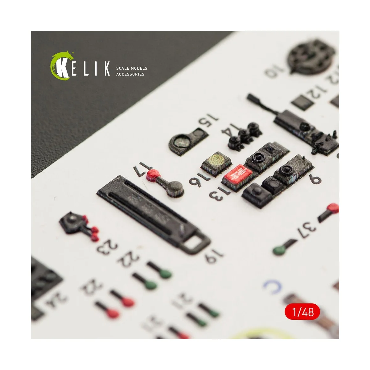 Bristol Beaufort Mk.1 type 1 interior 3D decals for ICM kit - Kelik...