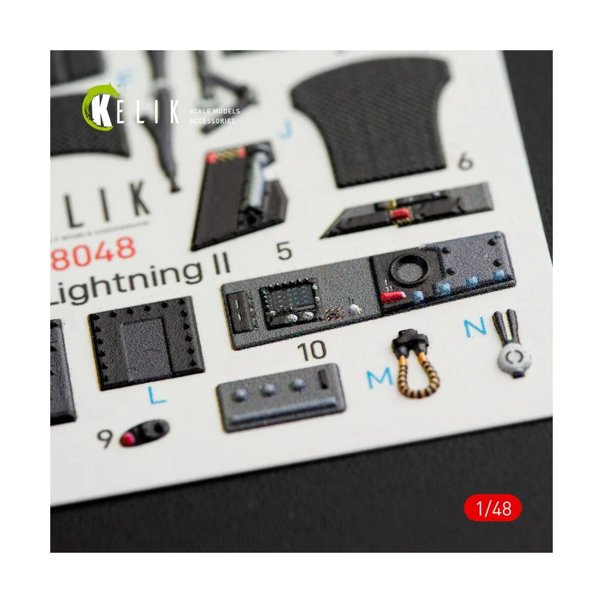 F-35B Lightning II interior 3D decals for Kitty Hawk / Zimimodel ki...