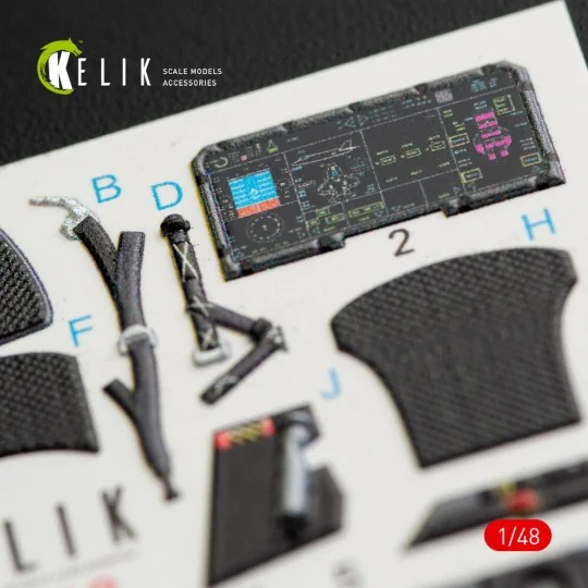 F-35B Lightning II interior 3D decals for Kitty Hawk / Zimimodel ki...