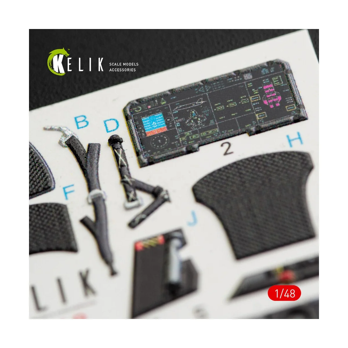 F-35B Lightning II interior 3D decals for Kitty Hawk / Zimimodel ki...