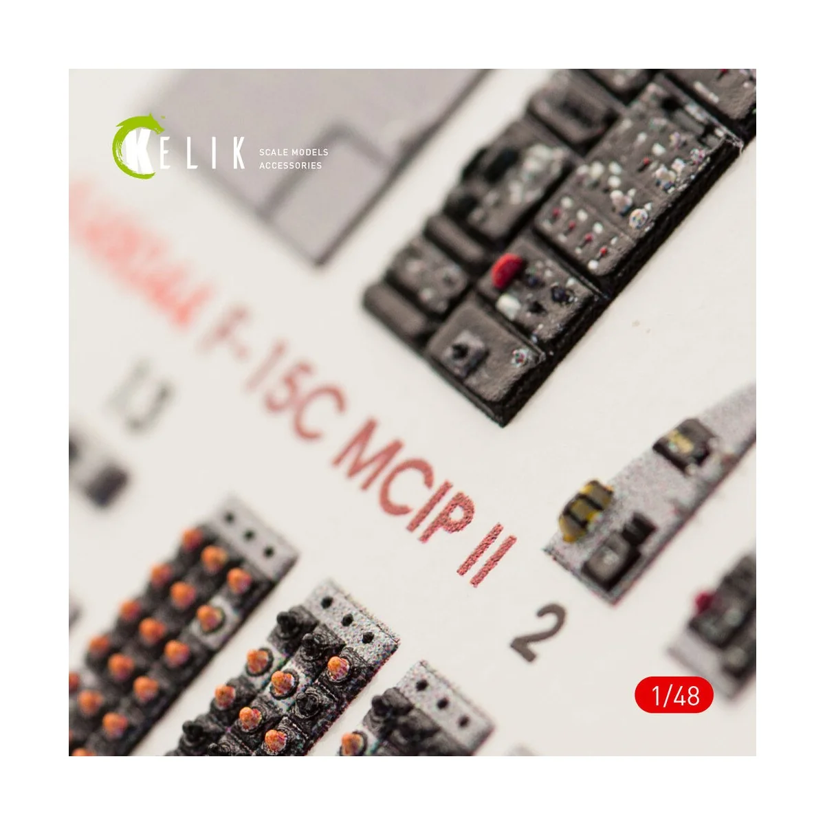 F-15C MSIP II Eagle interior 3D decals for GWH kit - Kelik K48044 F-15C MSIP II Eagle interior 3D decals for GWH kit - Kelik K48044