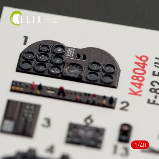 F-82 E/H Twin Mustang interior 3D decals for Modelsvit, 1/48 - Keli... F-82 E/H Twin Mustang interior 3D decals for Modelsvit, 1/48 - Keli...