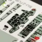 SU-27UB Flanker interior 3D decals for GWH kit - Kelik K48052