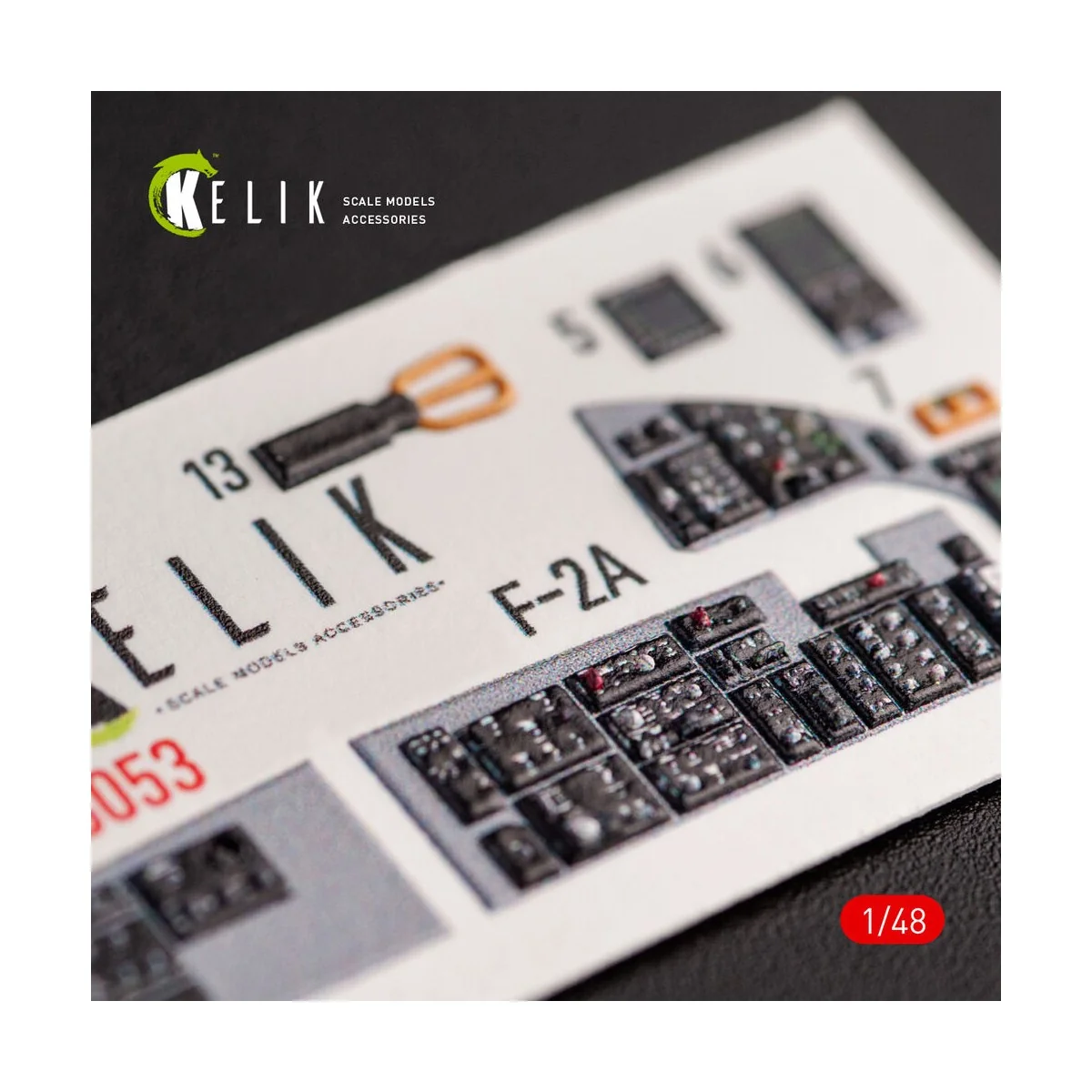 JASDF F-2A interior 3D decals for Hasegawa kit, 1/48 - Kelik K48053 JASDF F-2A interior 3D decals for Hasegawa kit, 1/48 - Kelik K48053