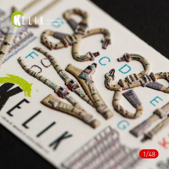 SU-27 Flanker interior 3D decals for GWH kit - Kelik K48051 SU-27 Flanker interior 3D decals for GWH kit - Kelik K48051