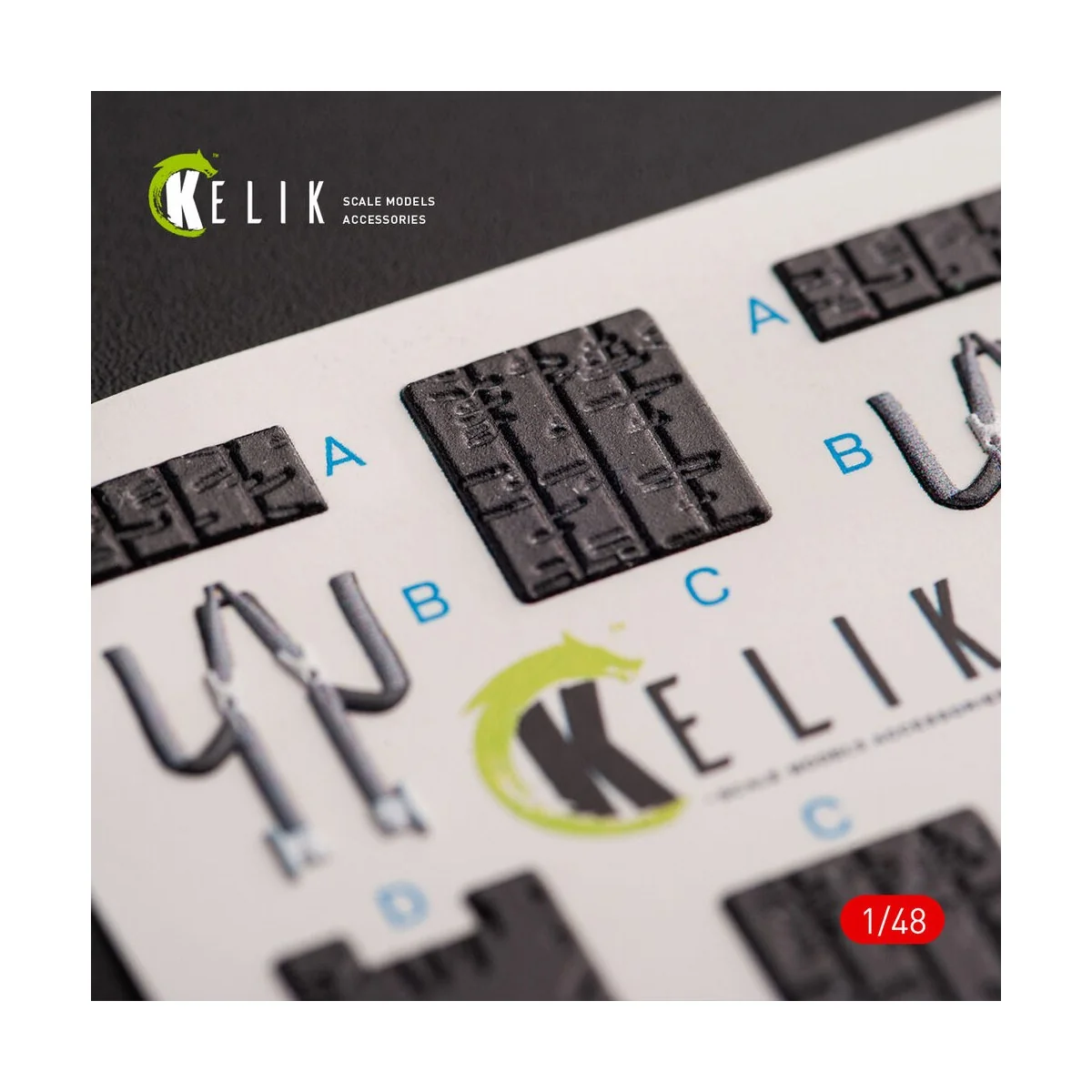 JASDF F-2B interior 3D decals for Hasegawa kit - Kelik K48054