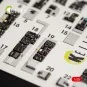 T-50 ROKAF interior 3D decals for Academy kit, 1/48 - Kelik K48057