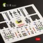 T-50 ROKAF interior 3D decals for Academy kit, 1/48 - Kelik K48057