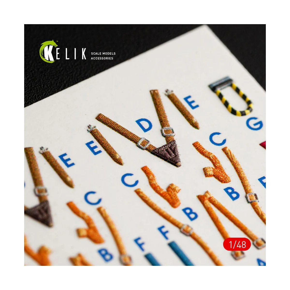 IA-58 Pucara interior 3D decals for Kinetic kit - Kelik K48055