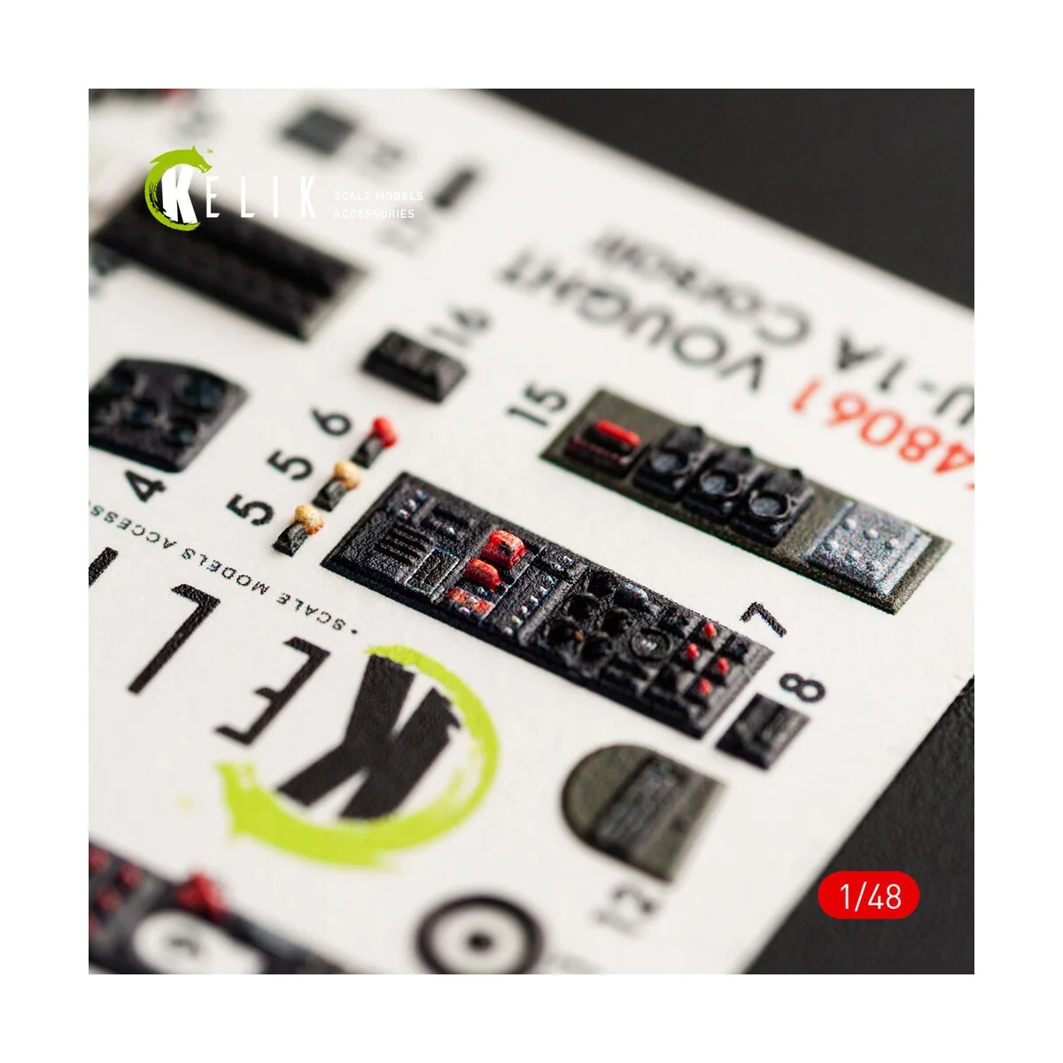 F4U-1A Corsair interior 3D decals for Tamiya kit - Kelik K48061 F4U-1A Corsair interior 3D decals for Tamiya kit - Kelik K48061