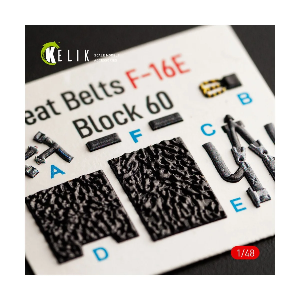 F-16E Desert Vipers Block 60 interior 3D decals for Kinetic kit - K... F-16E Desert Vipers Block 60 interior 3D decals for Kinetic kit - K...