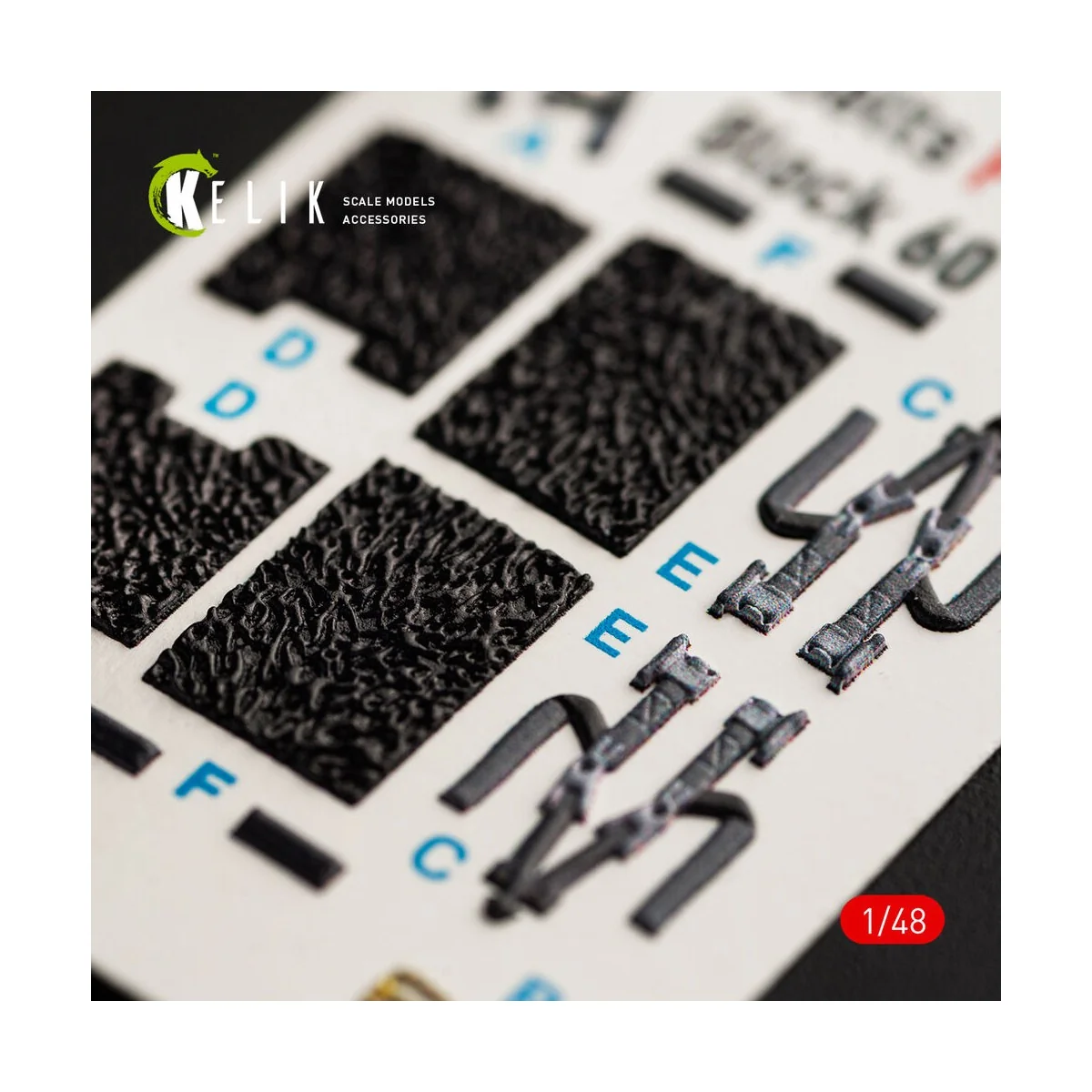 F-16F Desert Vipers Block 60 interior 3D decals for Kinetic kit, 1/... F-16F Desert Vipers Block 60 interior 3D decals for Kinetic kit, 1/...